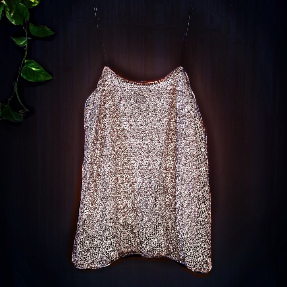 ANTHROPOLOGIE DELETTA boho to glam top!